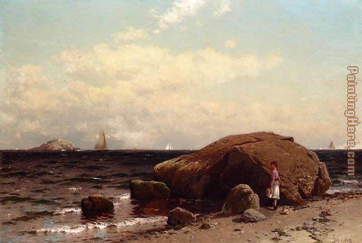 Looking out to Sea painting - Alfred Thompson Bricher Looking out to Sea art painting